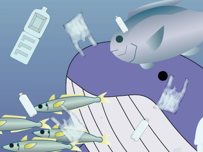 海洋ごみの画像