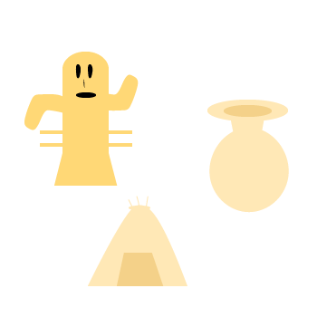 縄文時代をあらわしたイラスト