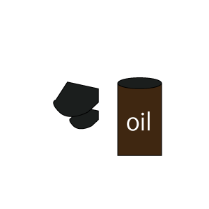 化石燃料のイラスト