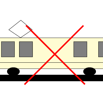 電車のイラスト